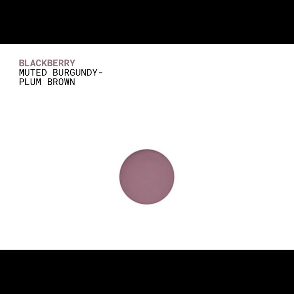 New MAC single eyeshadow - “Blackberry”